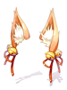 [Not For Sale] Fox Ears Bell Ribbon